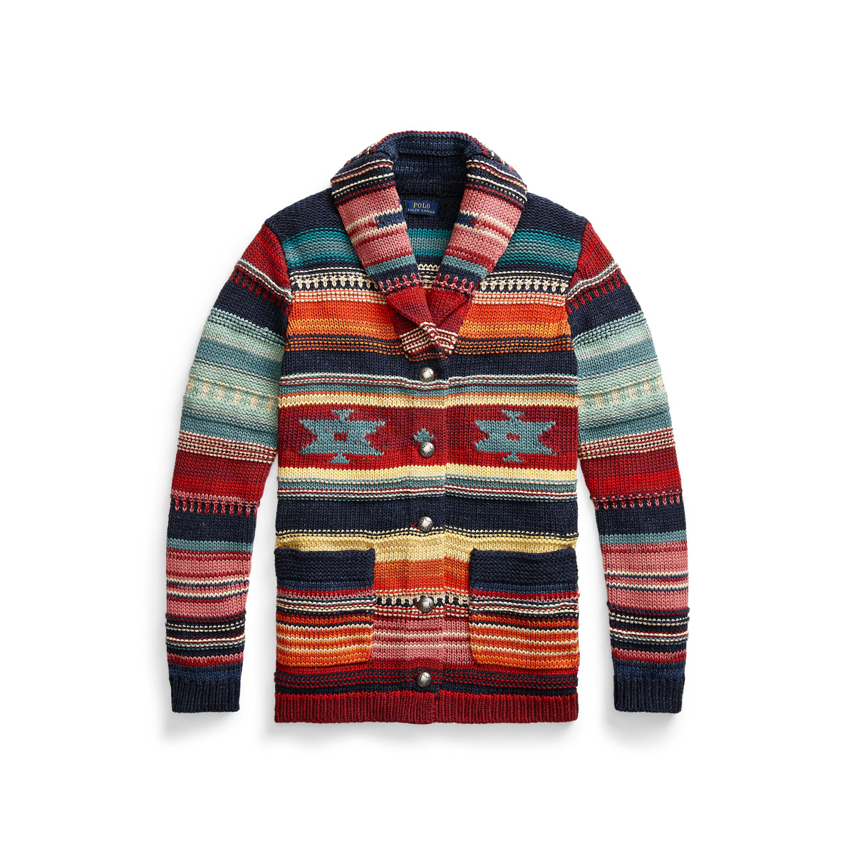 Cotton-Blend Shawl Cardigan | Ralph Lauren (US)