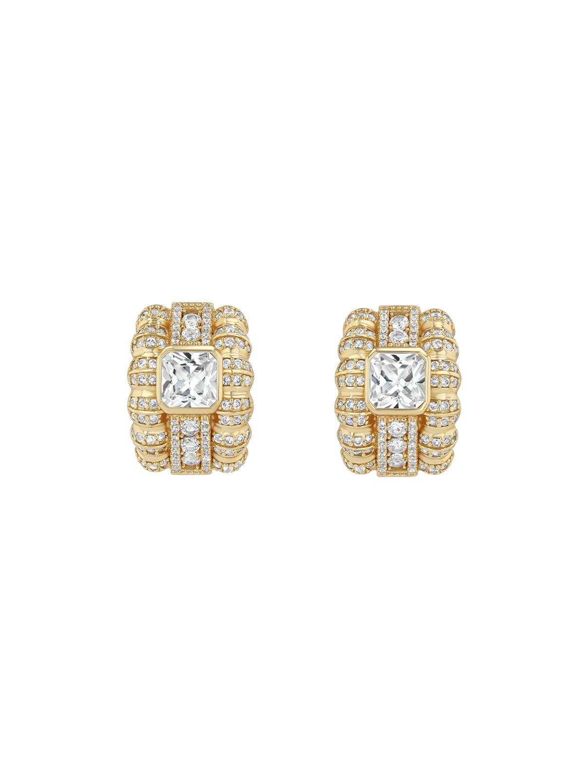CRAWFORD EARRINGS IN LAB WHITE SAPPHIRE | Dorsey