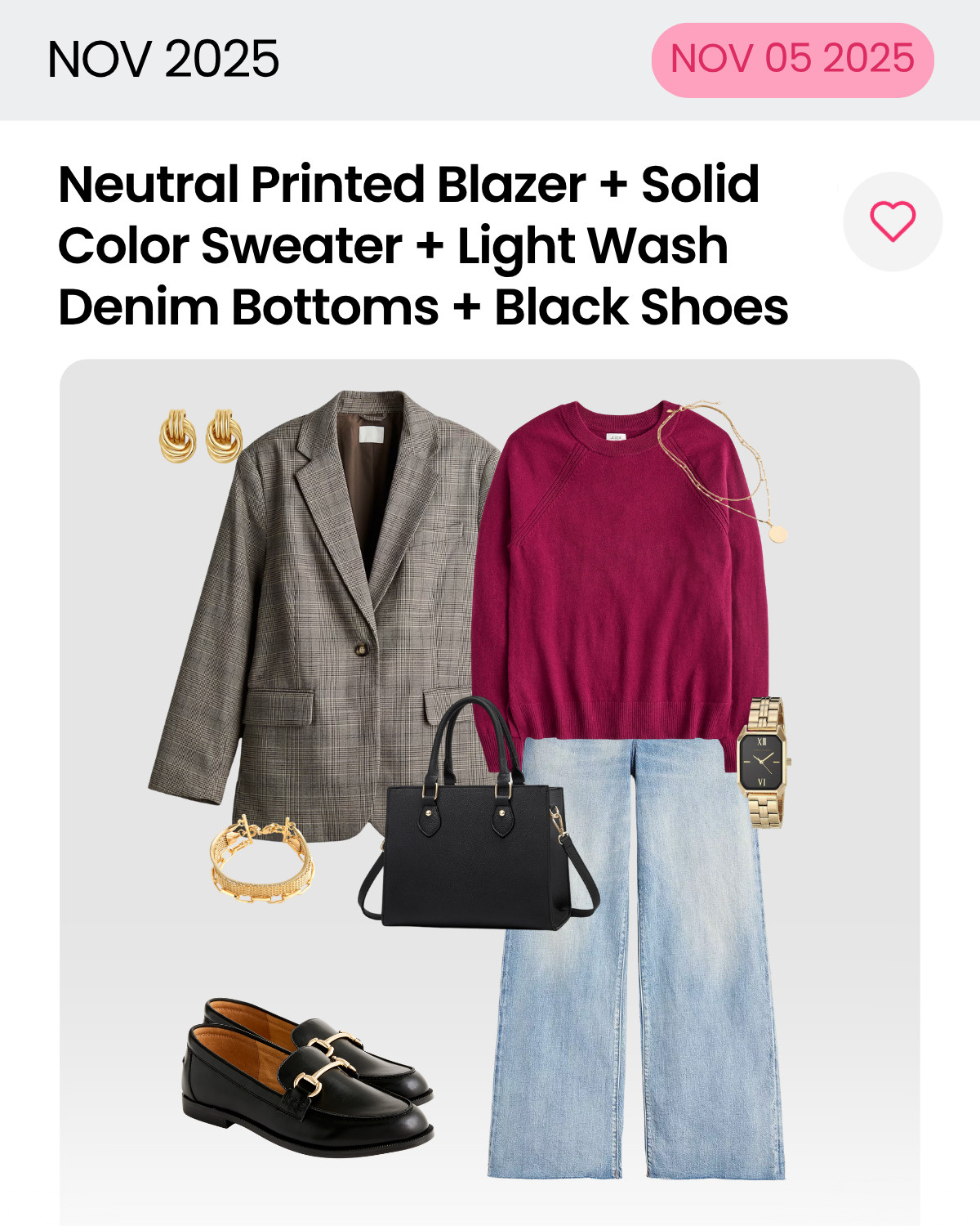 November 5th look from our November Outfit Plan! Check out the rest of this month’s outfits in the app! 

 #LTKSeasonal #LTKOver40 #LTKStyleTip