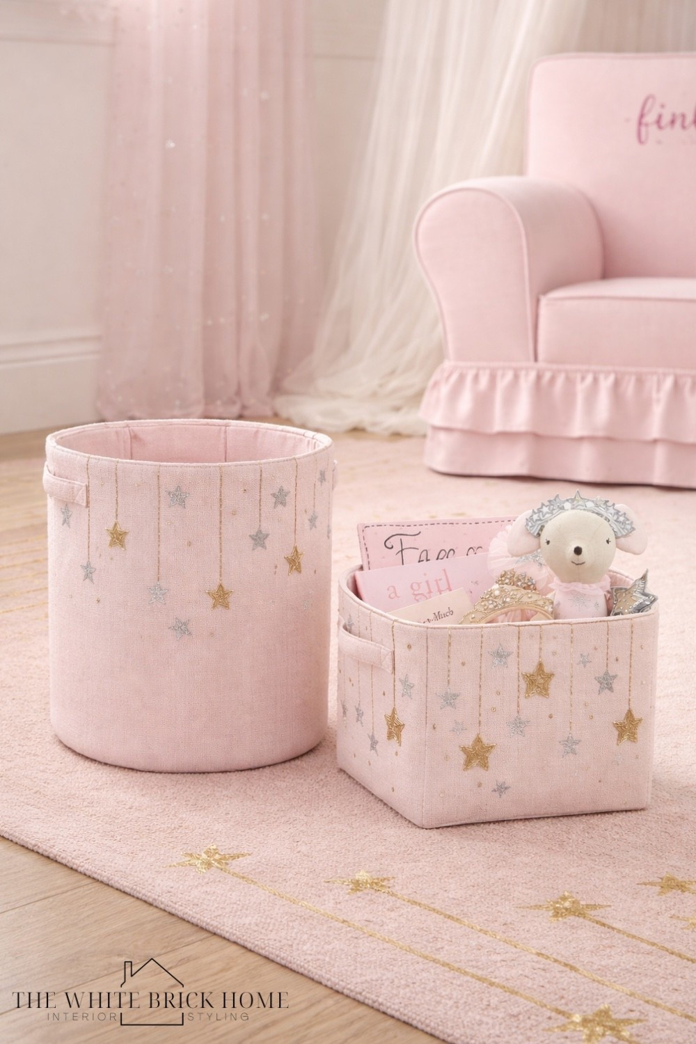 The cutest storage baskets for a little ones bedroom or nursery! 

Girls room, girls bedroom, kids room, kids bedroom, pink room, pink bedroom, girls room rug, storage, storage toys, book storage, girls room rug, play chair, toddler girl, toddler girl bedroom, toddler bedroom, ballet room, ballet bedroom, ballet room design, tutu de Monde, pottery barn kids 

#LTKHome #LTKKids #LTKmomlife