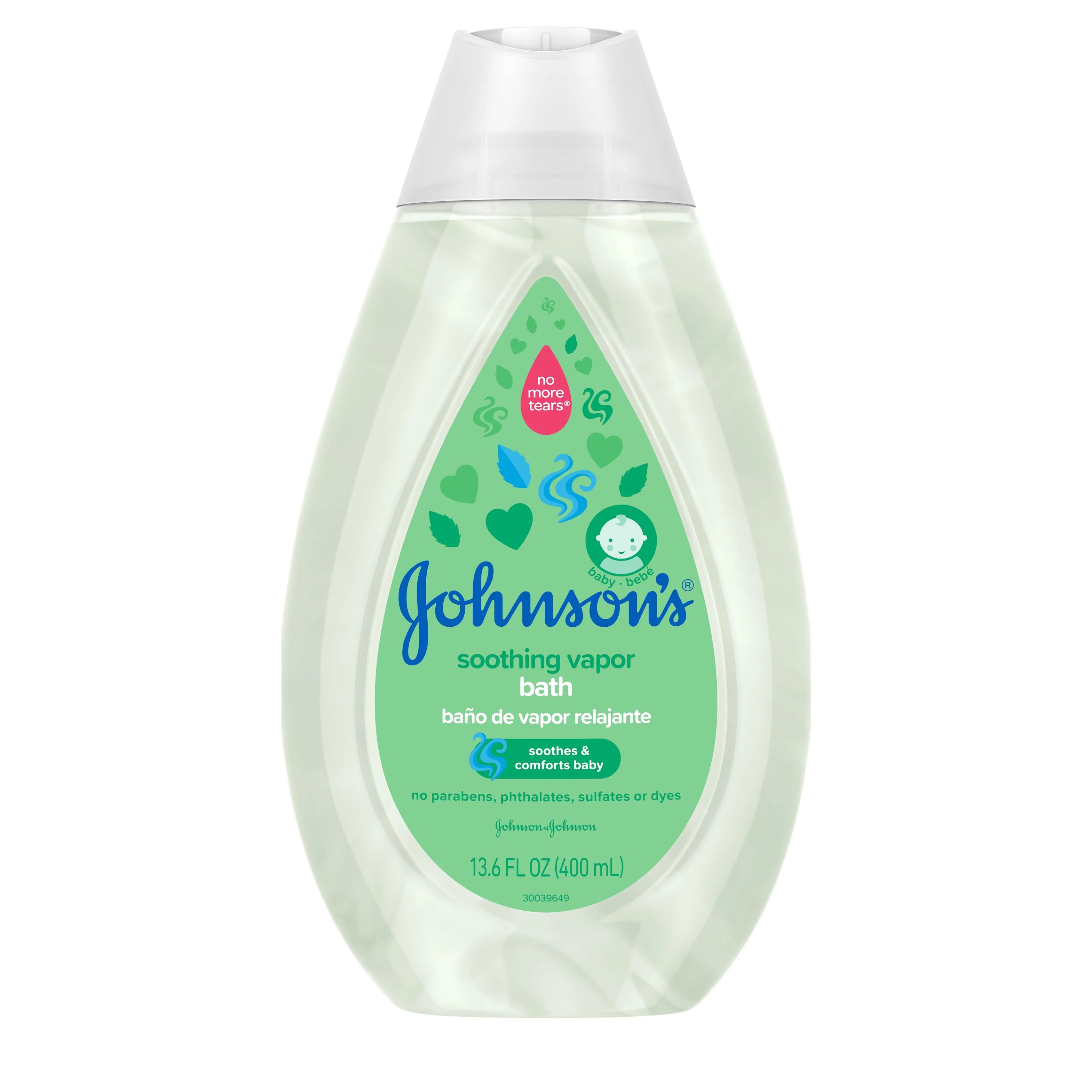 Johnson's Baby Soothing Vapor Bath to Relax, Tear-Free, 13.6 fl. oz | Walmart (US)
