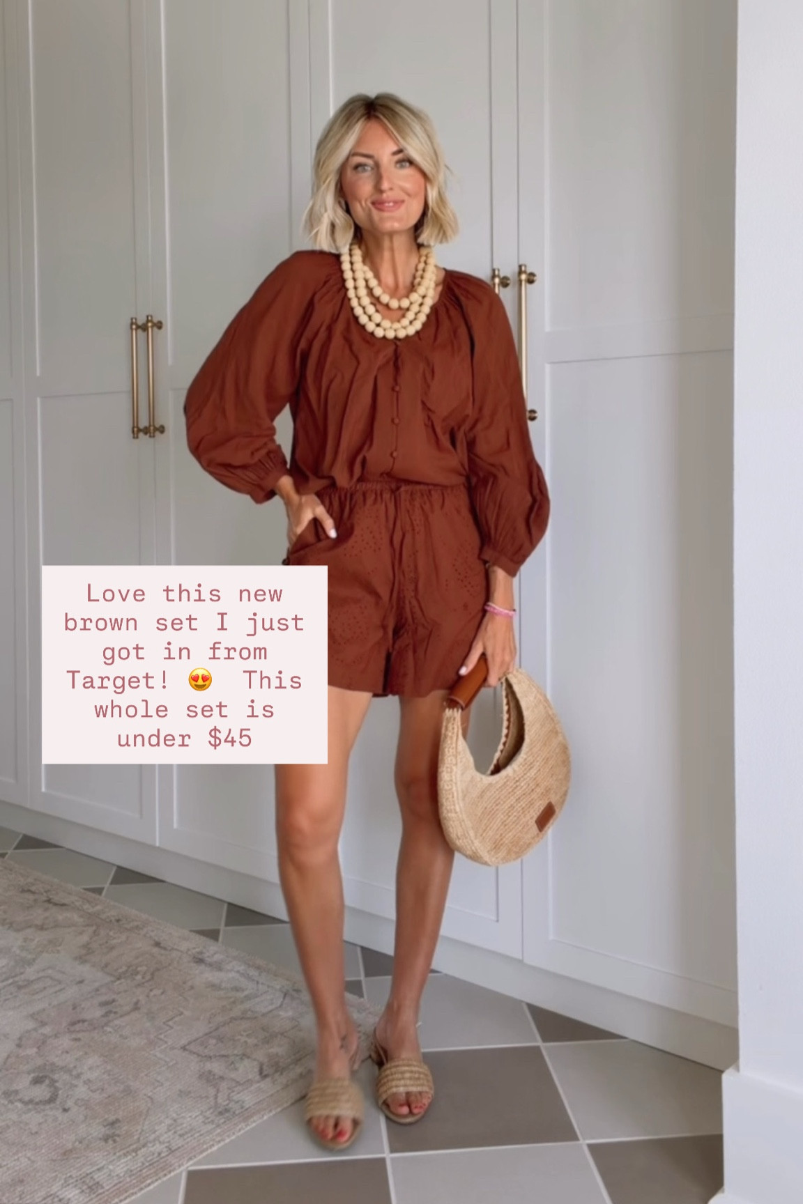 Can’t get over how cute this brown set is from Target?! Currently 30% off! Wearing S in top & XS in shorts!

Loverly Grey, matching sets, Target, Memorial Day sale

#LTKSeasonal #LTKSaleAlert
