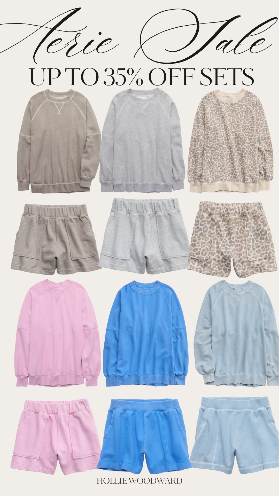 up to 35% off at aerie! I live in their sets all year round 

 #LTKSaleAlert
