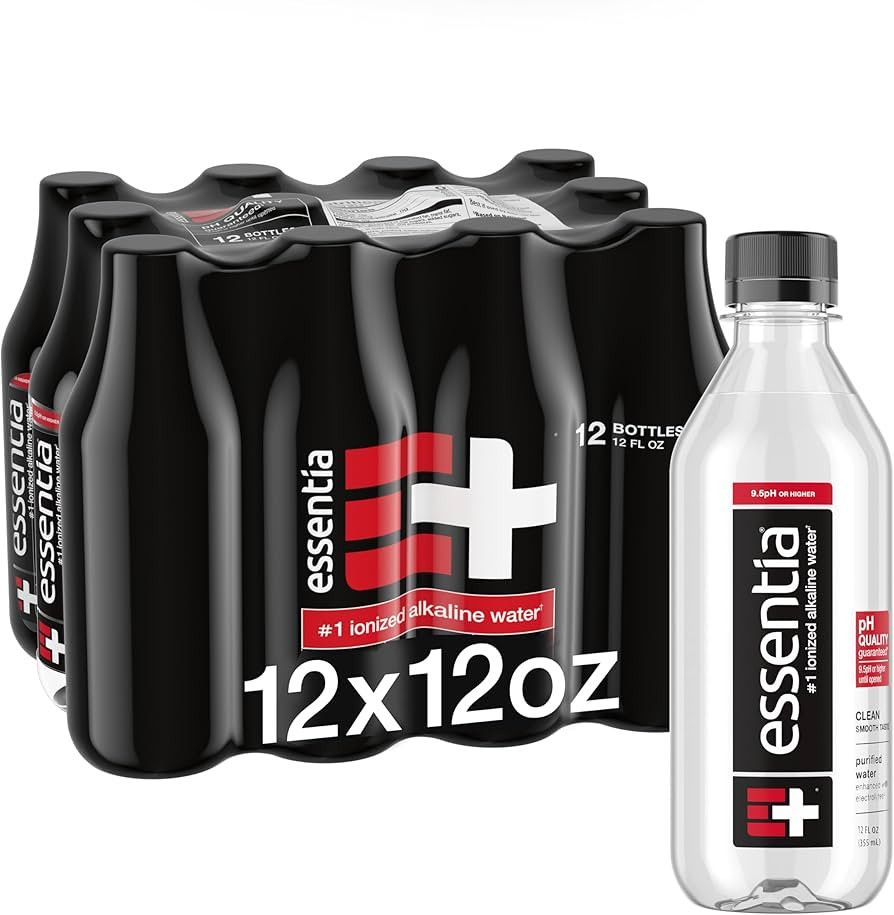 Essentia Water LLC; Ionized Alkaline Bottled Water; 99.9% Pure; 9.5 pH or Higher; Consistent Qual... | Amazon (US)