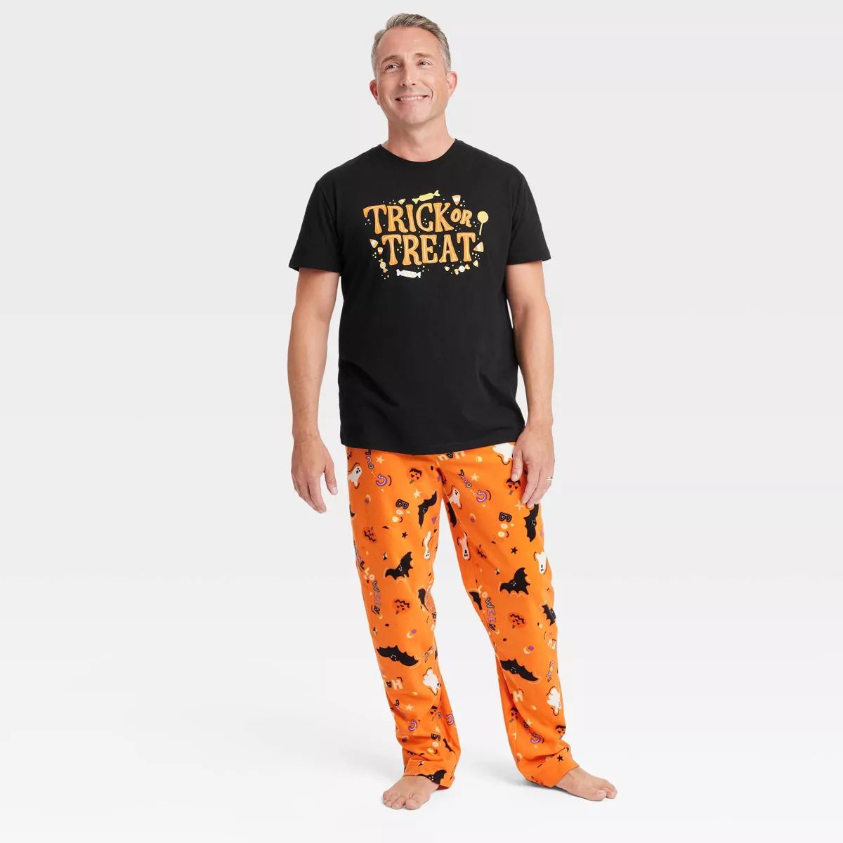 Men's Halloween Matching Family Pajama T-Shirt - Hyde & EEK! Boutique™ Black | Target
