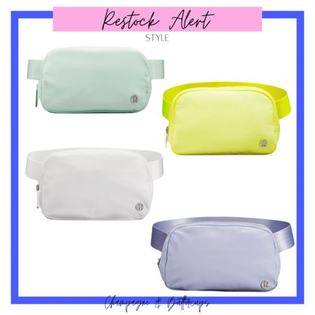 💐Restock alert!! Belt bags are back in 13 colors! Here are my top 4 favorite colors for spring and summer! These bags are so great for everyday but even better for travel. Easy access to everything and much more secure than a purse. Plus they work great to take to the pool, beach, or activities while you’re gone. ☀️

#beltbags #beltbag #lululemon #lululemonbeltbags #vacation #springbreak #travel #travelmusthaves

#LTKSeasonal #LTKitbag #LTKtravel