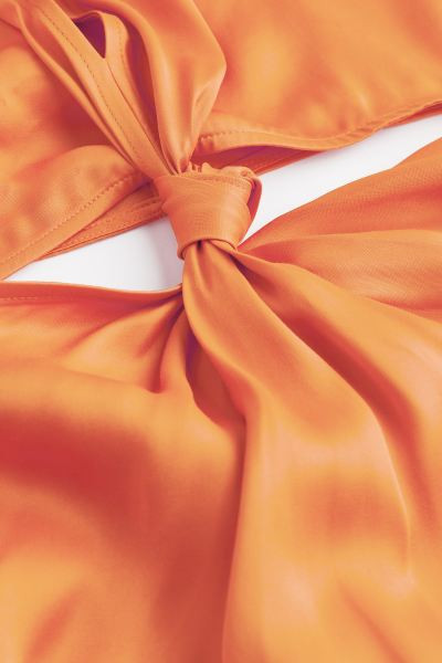 Knot-detail Cut-out Dress | H&M (US + CA)