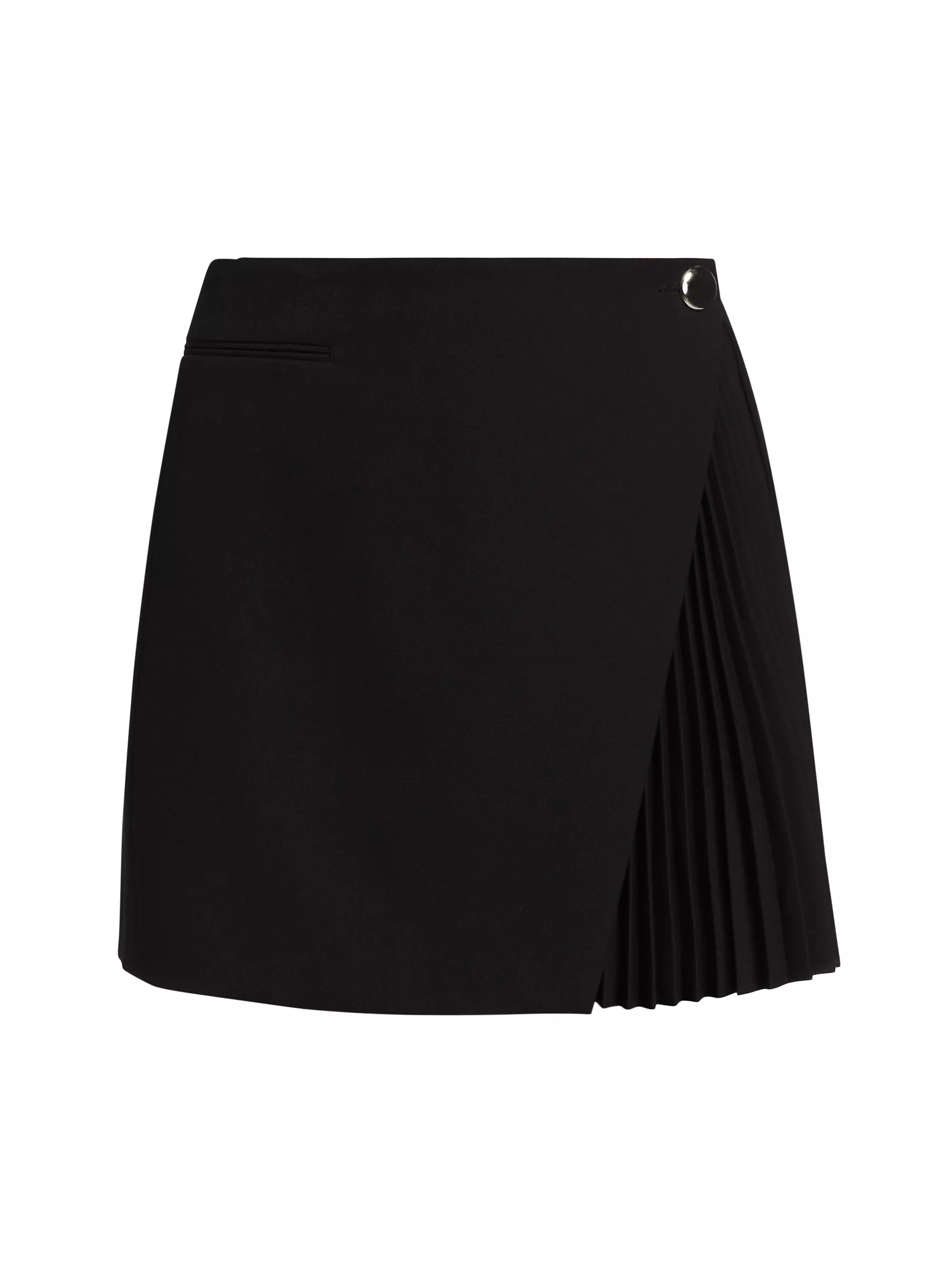 Shop A.L.C. Callen Pleated Wrap Miniskirt | Saks Fifth Avenue | Saks Fifth Avenue