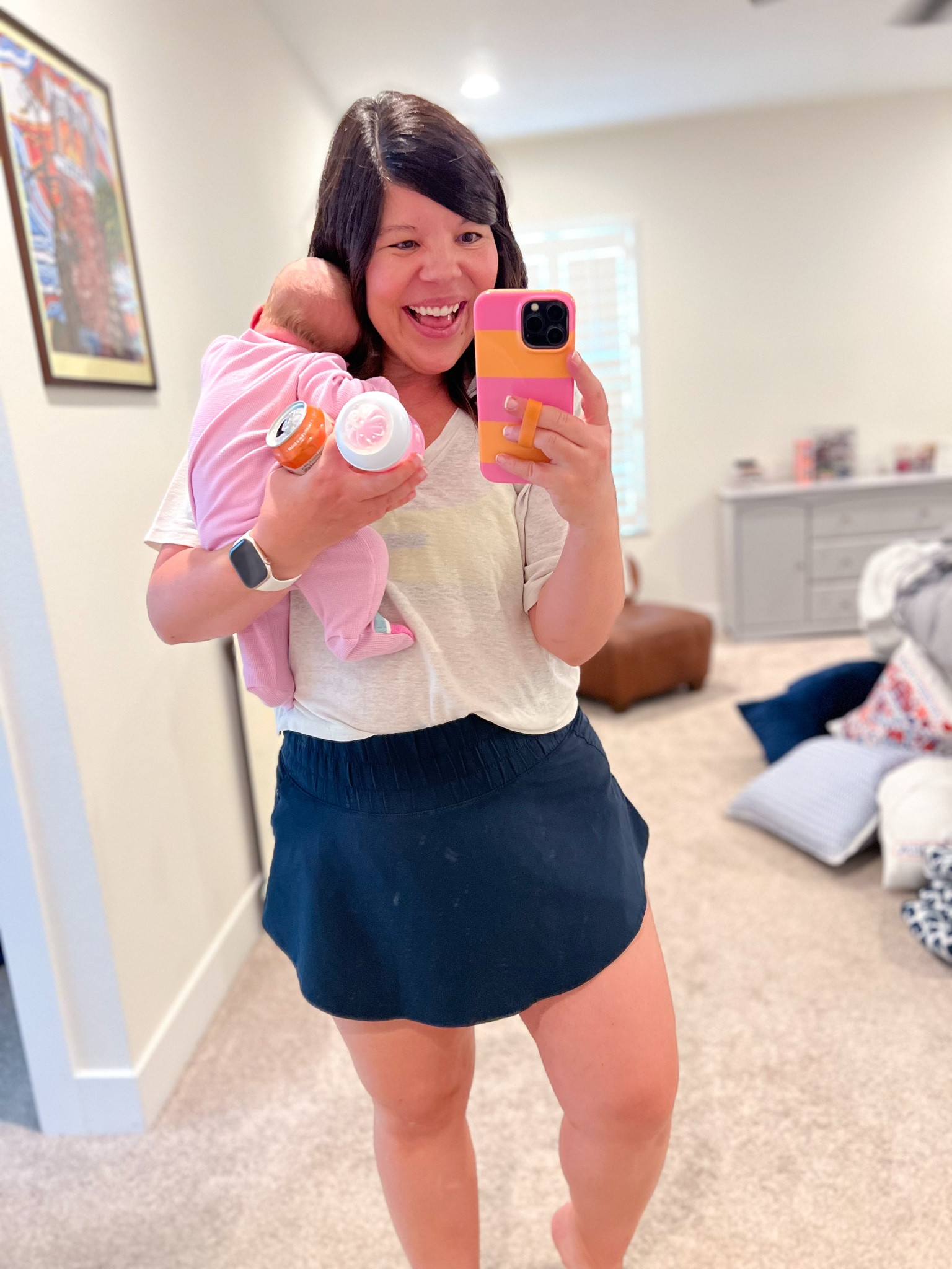So excited to be back in my favorite mom skort- size large (I size up one!)

#LTKmomlife #LTKootd