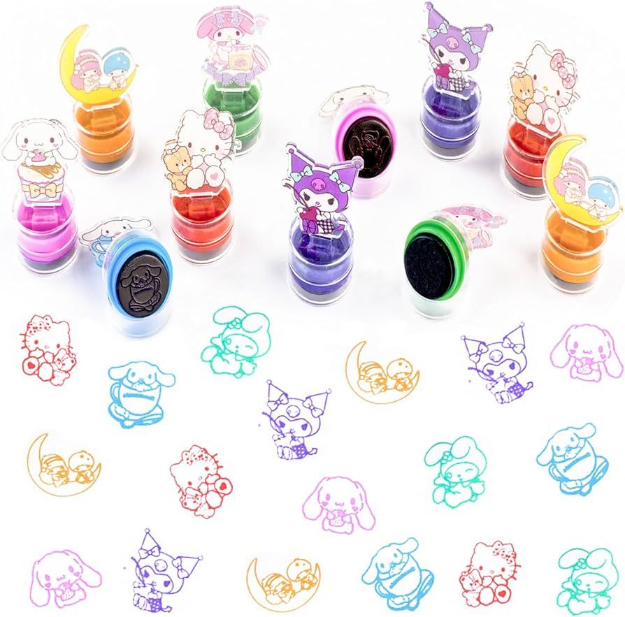 Cute Animal Stamps for Kids, 6PCS Kawaii Stamps for Teacher Classroom Rewards Prizes, Stamp Marke... | Amazon (US)