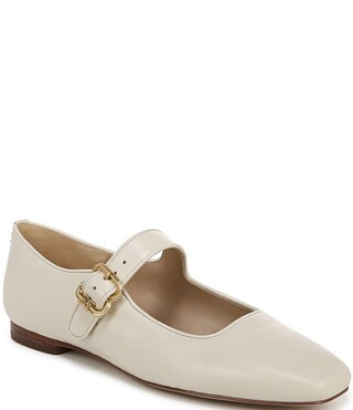 Michaela Leather Mary Jane Flats | Dillard's