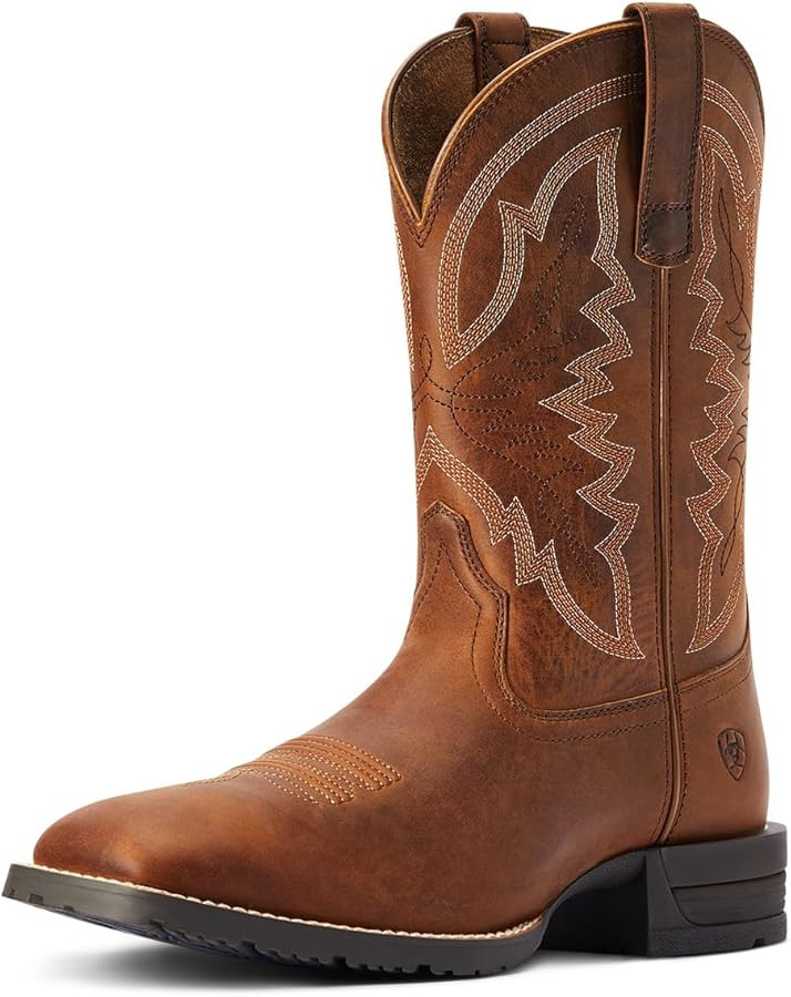 Ariat Men's Hybrid Ranchwork Western Boot | Amazon (US)