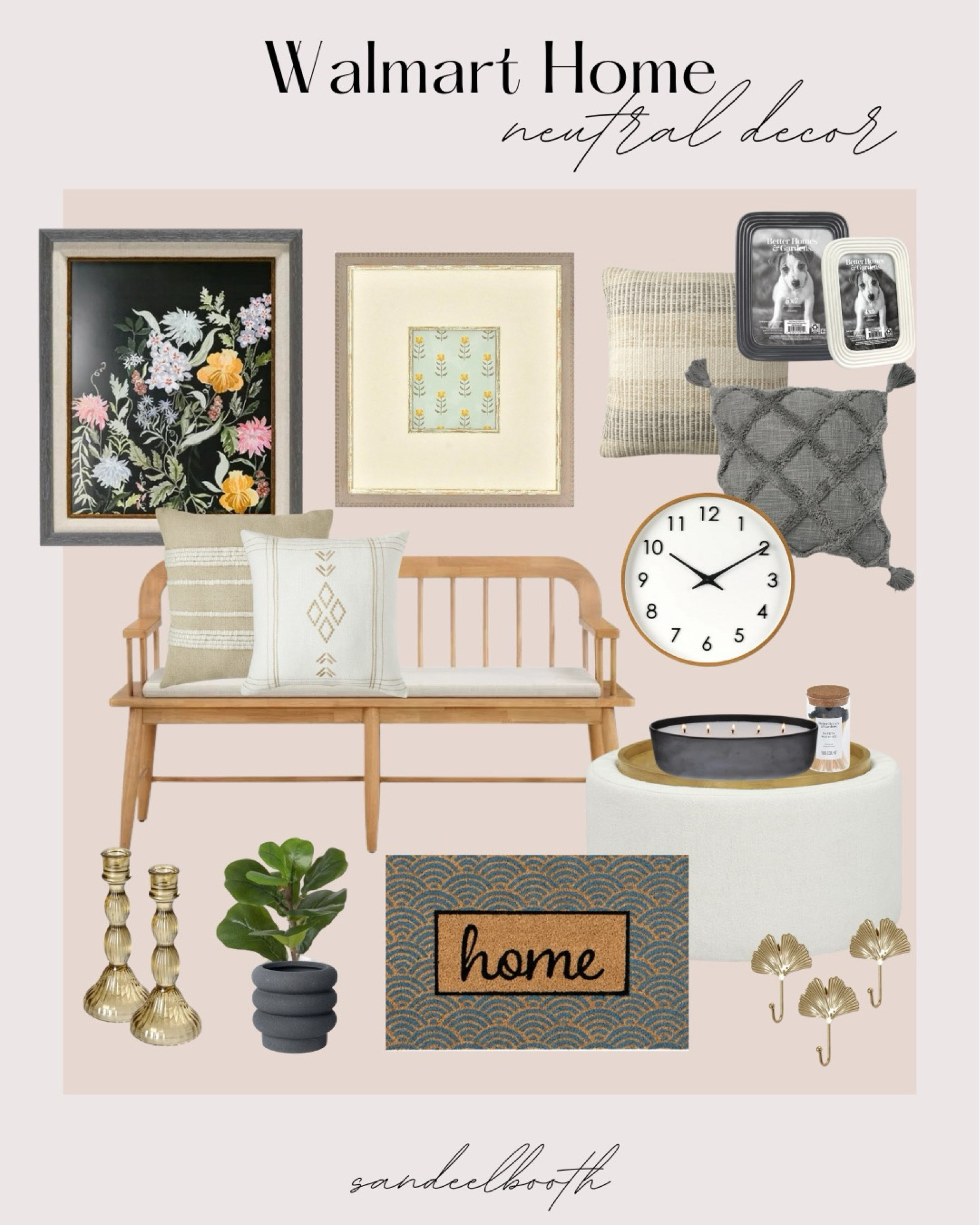 Walmart Home - neutral decor finds 🖤🤍

#LTKstyletip #LTKhome