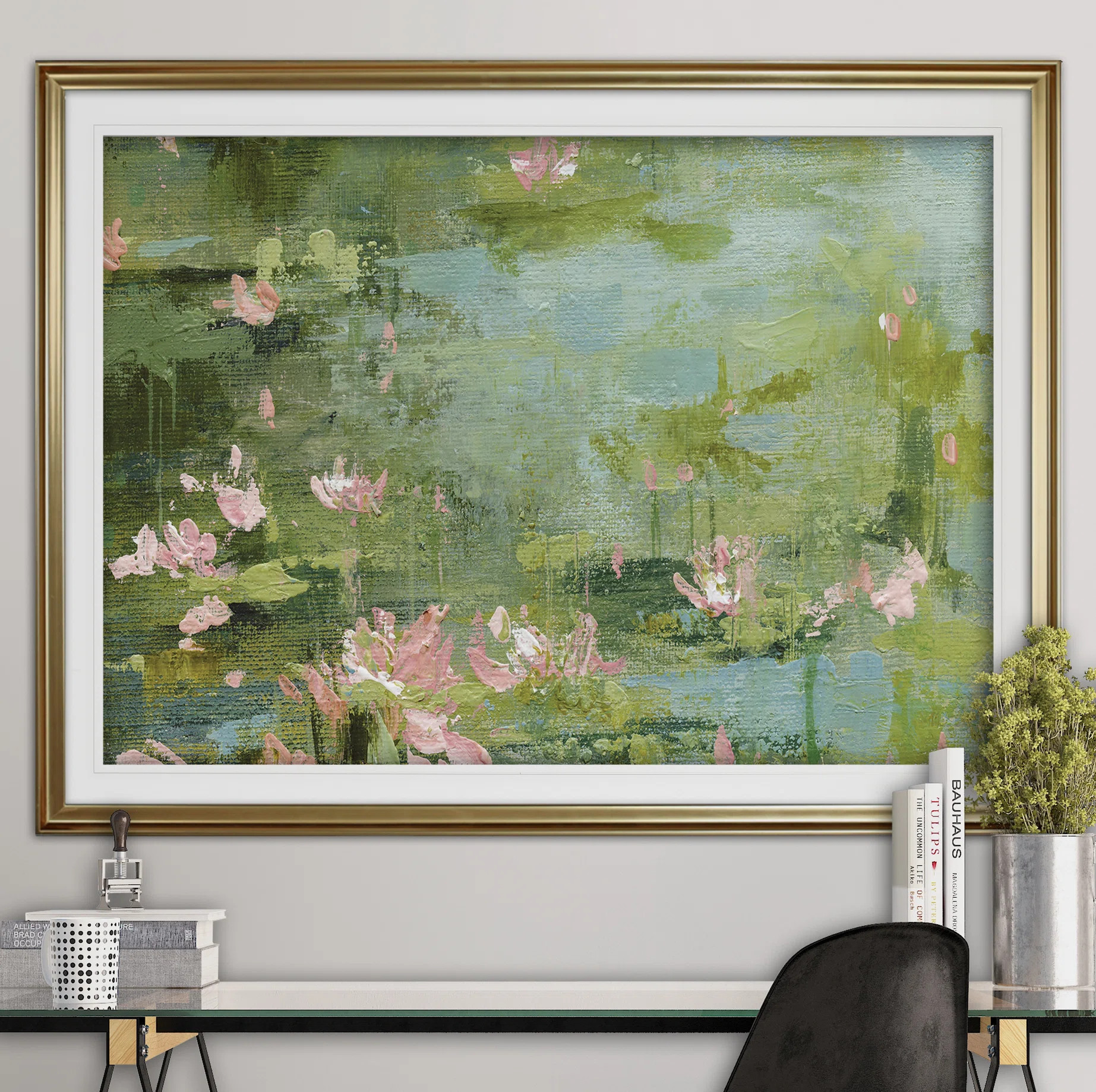 " Celadon Waterlilies II " | Wayfair North America