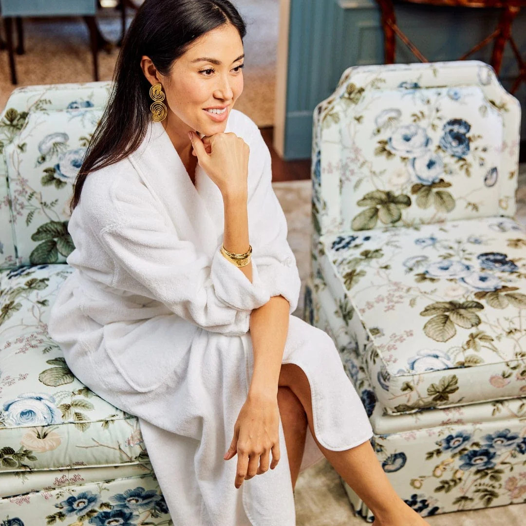 Women’s Personalized Long Plush Luxury Robe | Weezie Towels | Weezie Towels