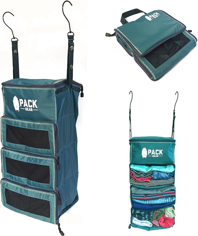 Pack Gear Hanging Carry-On Organizer - Our Standard Hanging Luggage Organizer Fits Any Carry On -... | Amazon (US)