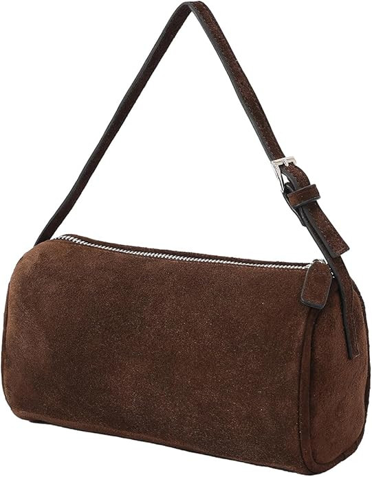 Genuine Leather Barrel Purse Small Crossbody Bags for Women Hobo bags with Adjustable Strap | Amazon (US)