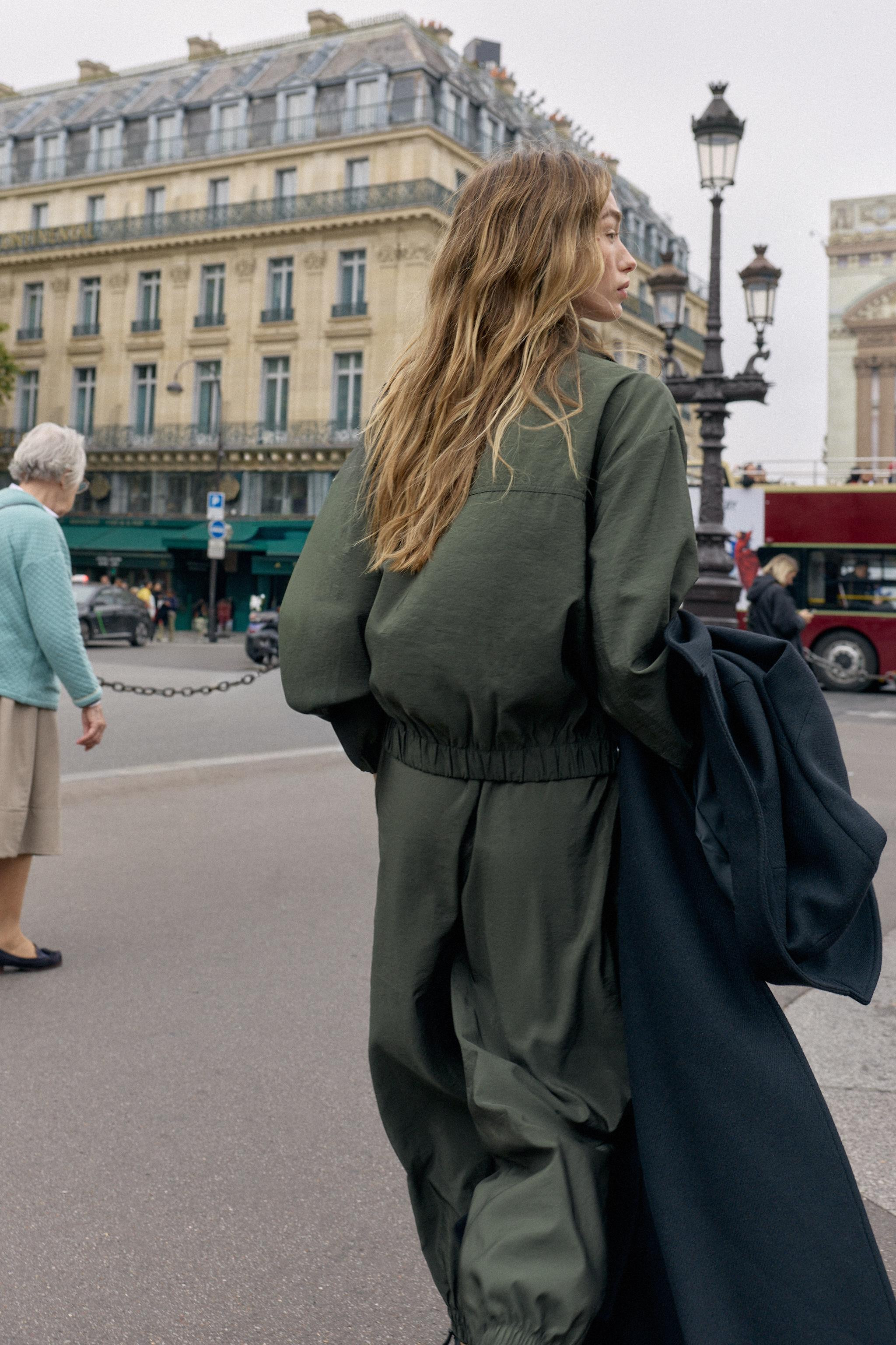 HIGH COLLAR BOMBER JACKET | Zara US