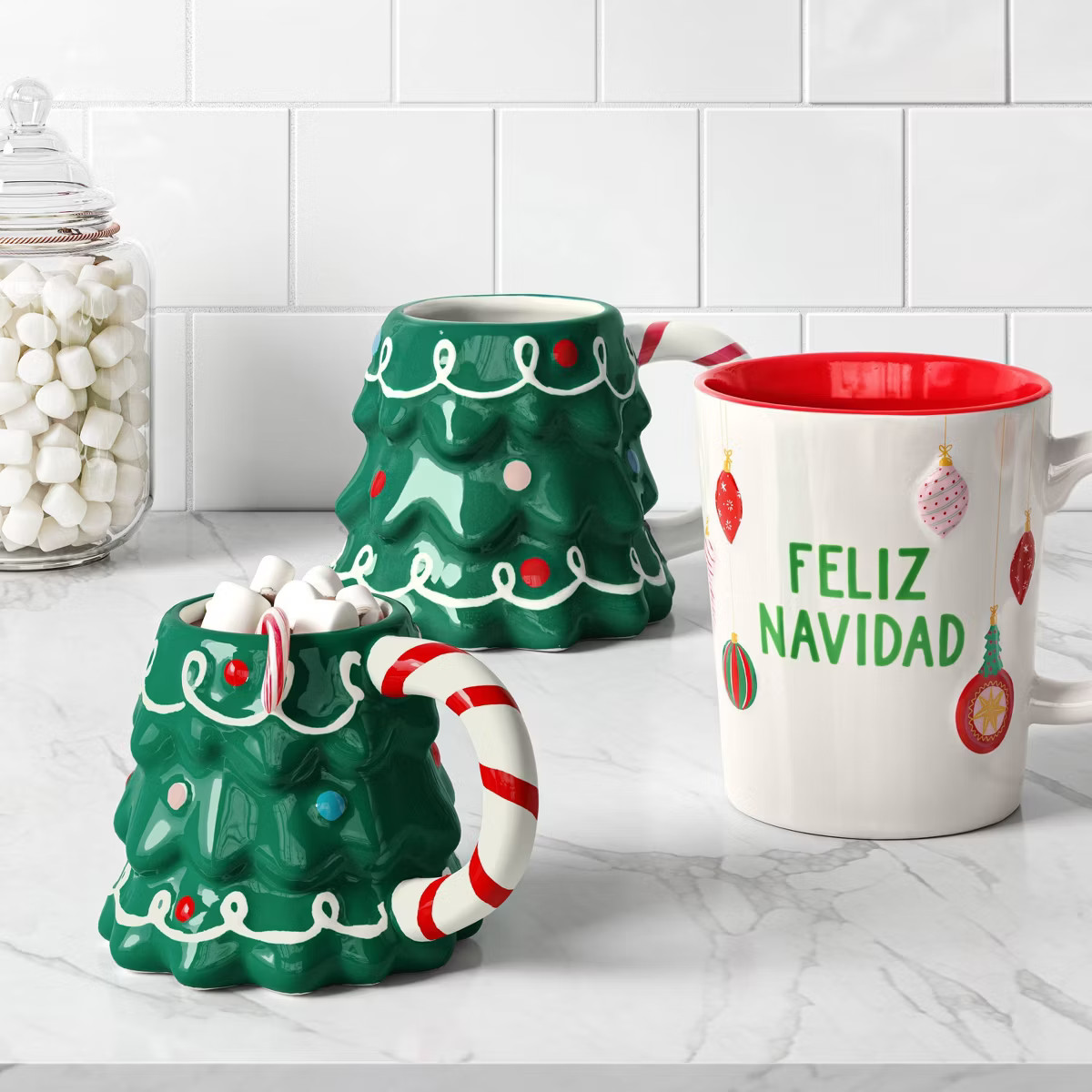 15oz Earthenware Figural Christmas Tree Mug - Wondershop™ | Target