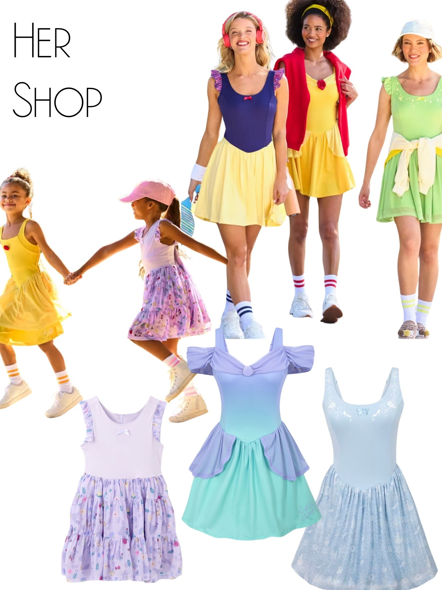 Mommy and me matching athletic wear by her universe !! Add to cart immediately, these princess inspired looks are perfectly perfect in every way 

#LTKActive #LTKfitnessgoals #LTKmomlife