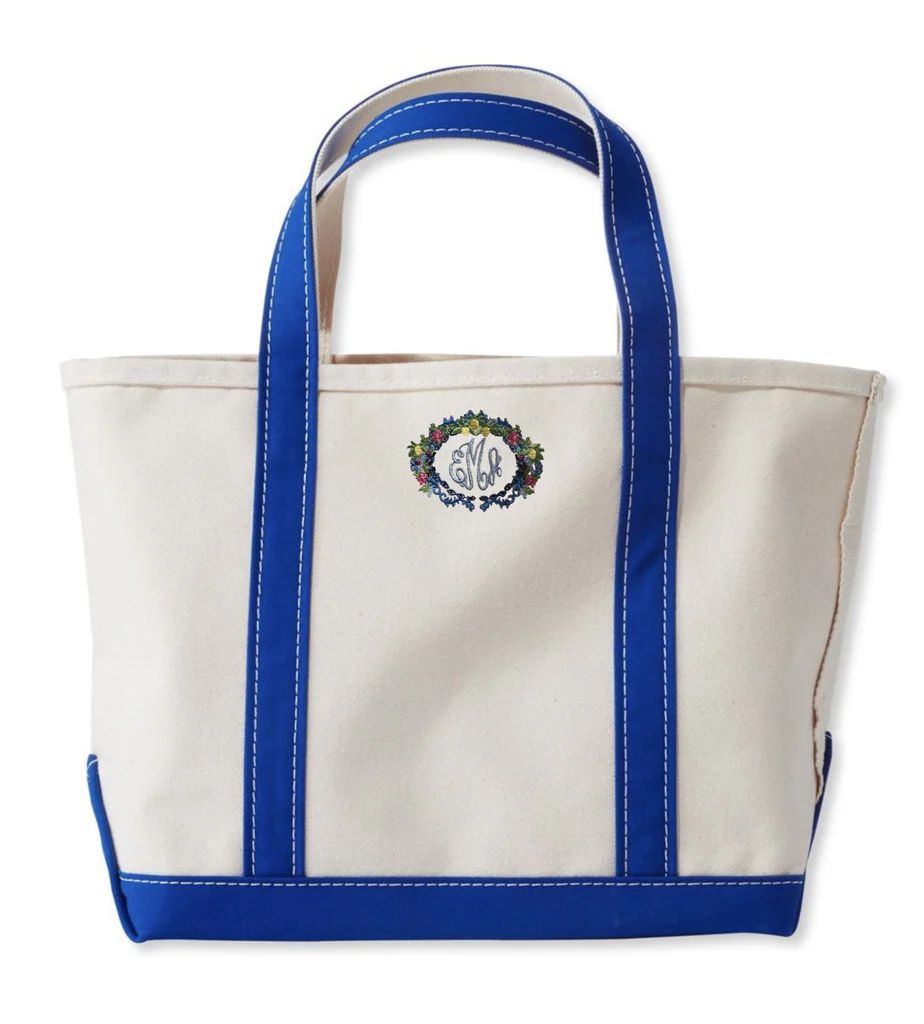 Monogrammed Crest Boat & Tote | Over The Moon