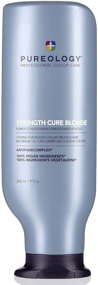 Pureology Strength Cure Blonde Purple Conditioner - For Blonde & Lightened Color-Treated Hair, St... | Amazon (US)