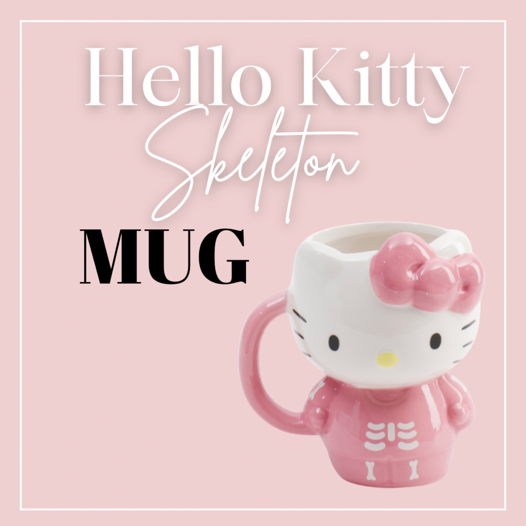 Hello Kitty Skelly Mug

Hello Kitty, Mugs, Marshalls, Viral Finds

#LTKHome #LTKFallSale #LTKSeasonal