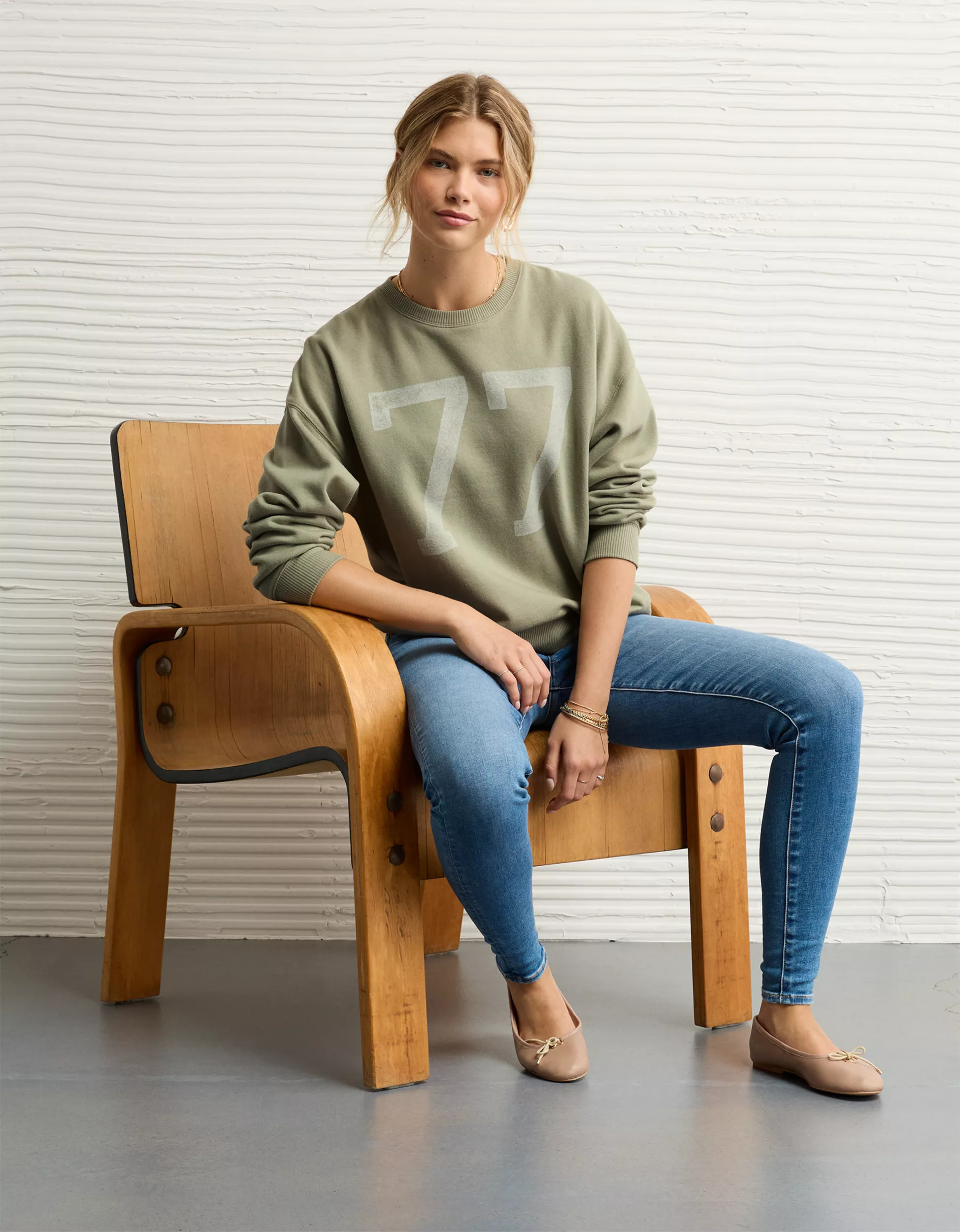 AE Funday Graphic Sweatshirt | American Eagle Outfitters (US & CA)