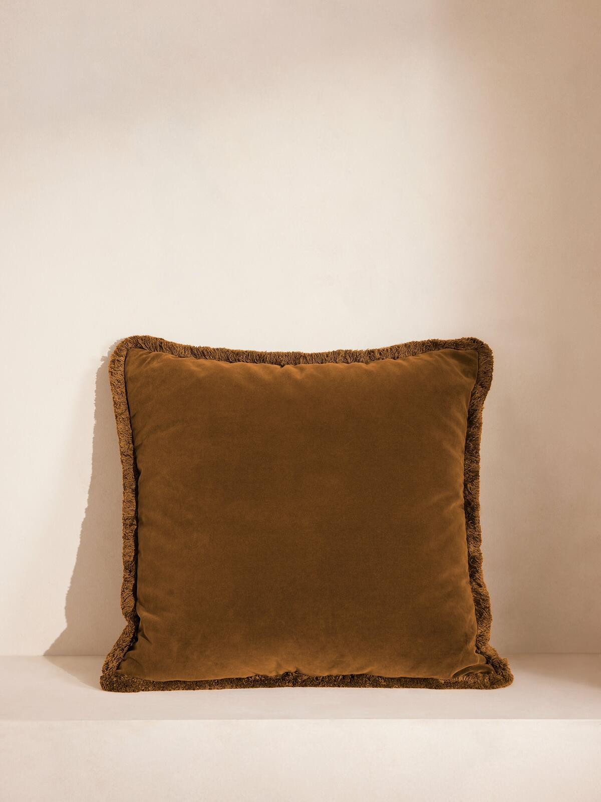 Margeaux Square Cushion, Mustard - Soho Home | Soho Home Ltd