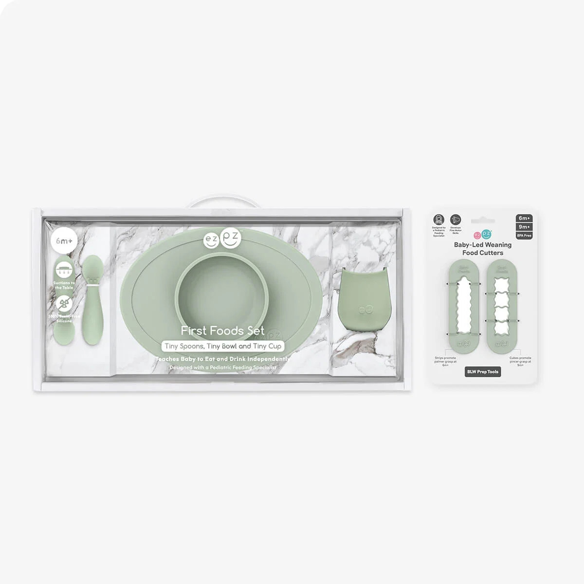 First Foods Set + BLW Food Cutters Bundle | ezpz