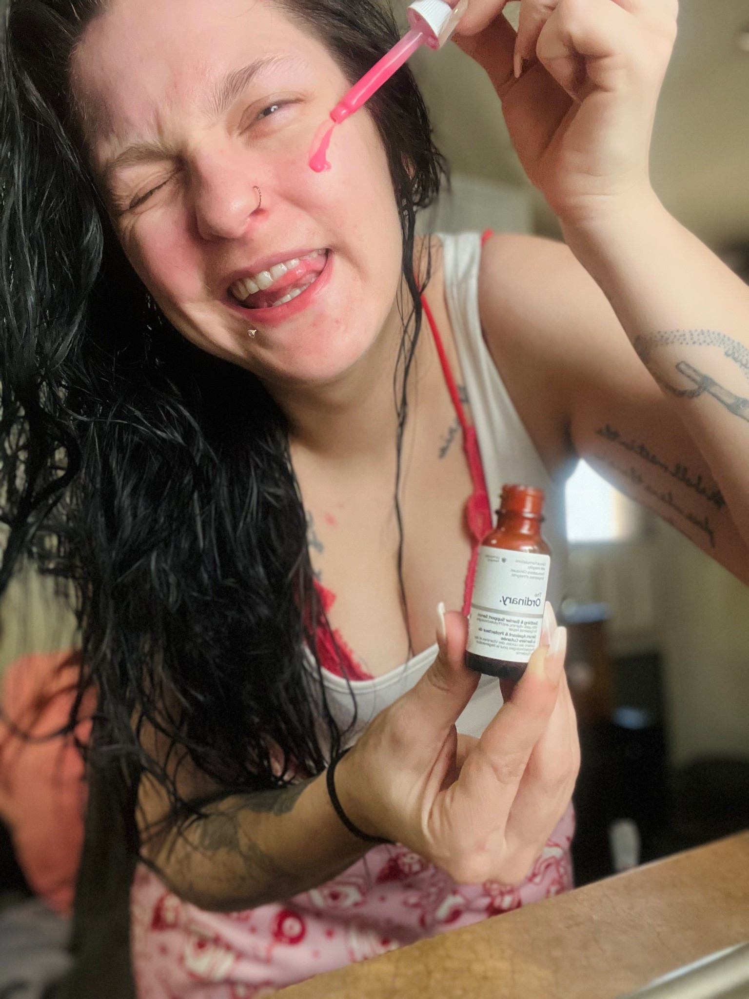 Pink barrier serum = my calm-skin reset 💗 Great for irritated or overworked skin.

#LTKmorningroutine #LTKgrwm #LTKBeauty