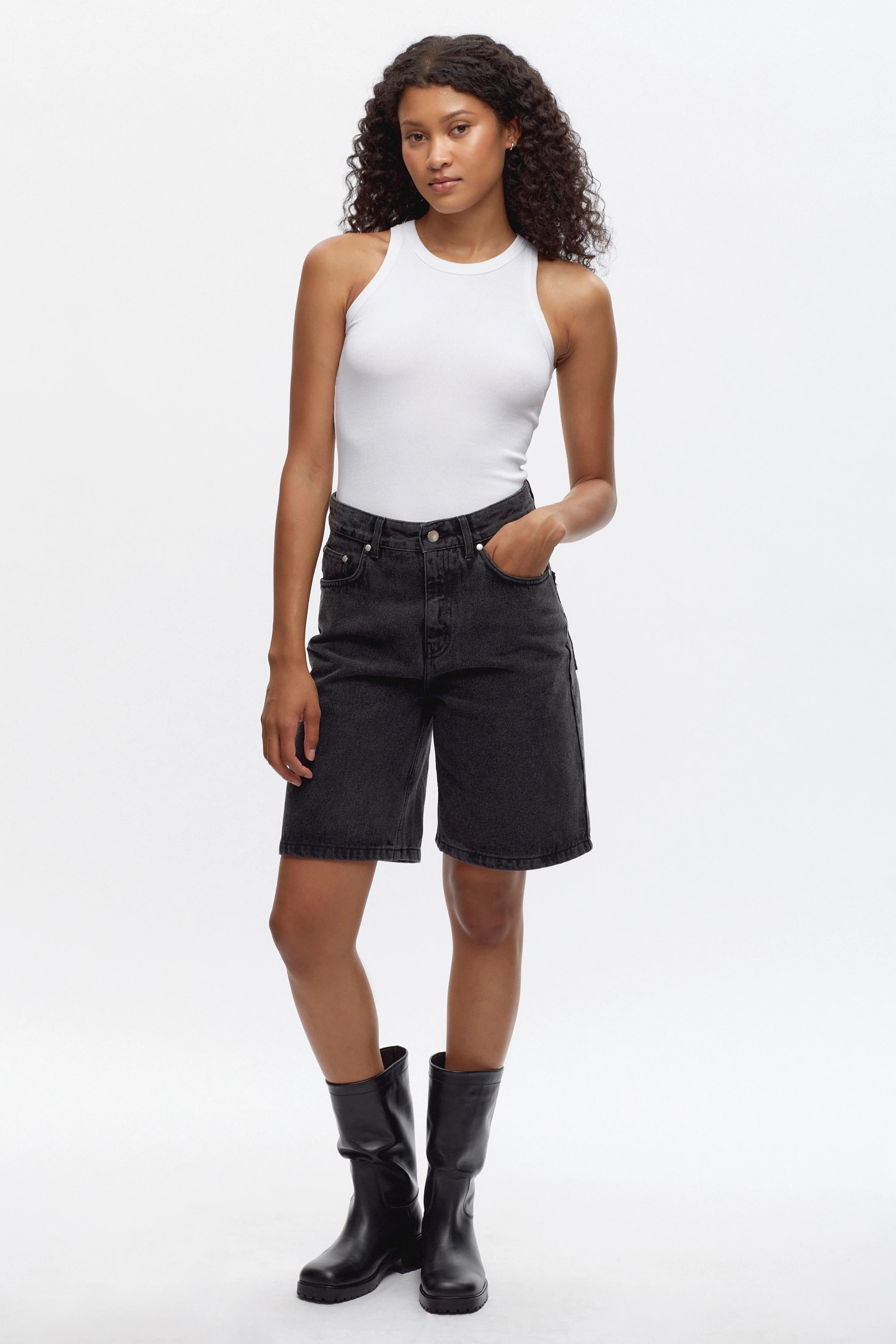 Unisex Antifit Denim Shorts | Kotn