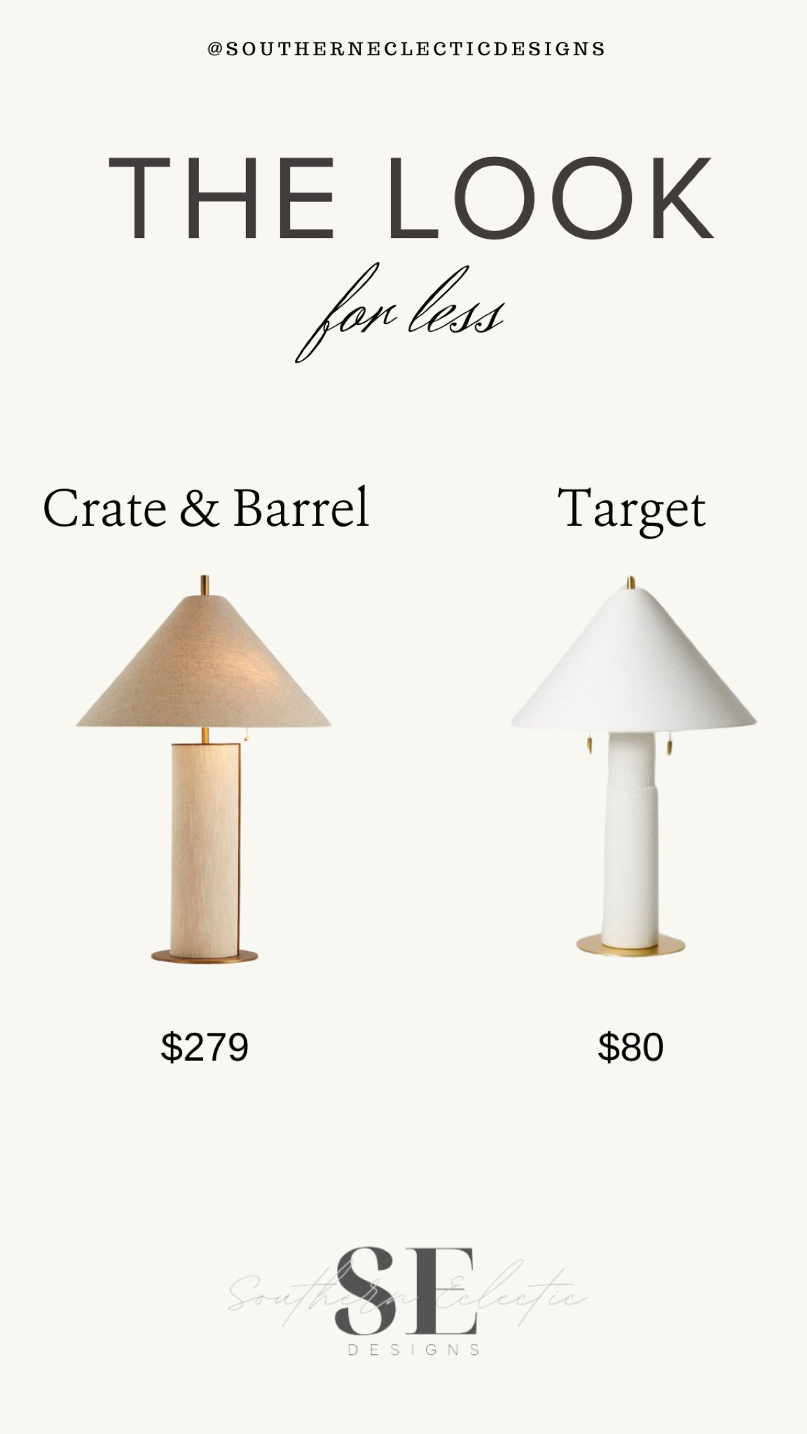 The Crate & Barrel Remi table lamp for less! I’ve used this Target dupe in one of our projects and absolutely love it! 


#LTKhome #LTKsalealert #LTKfindsunder100