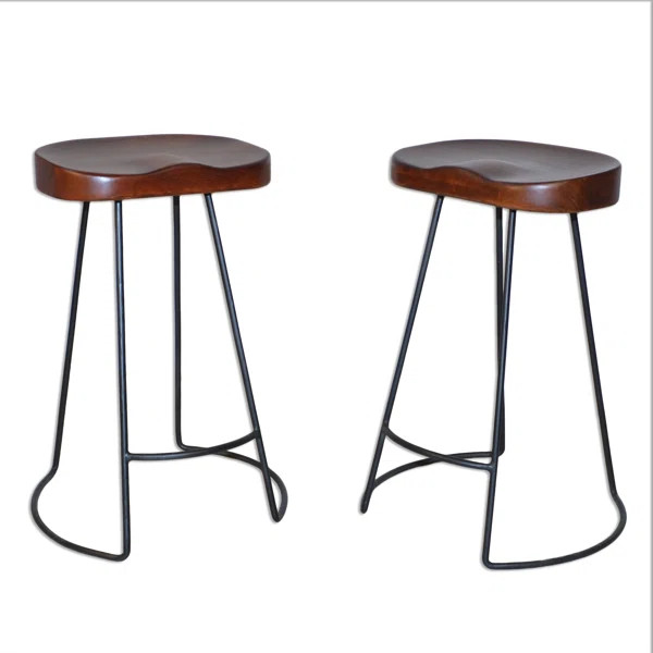 Penelope Solid Wood Bar & Counter Stool | Wayfair North America