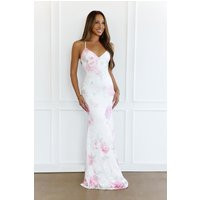 Romantic Floral Lace Maxi Dress White | Hello Molly (US)