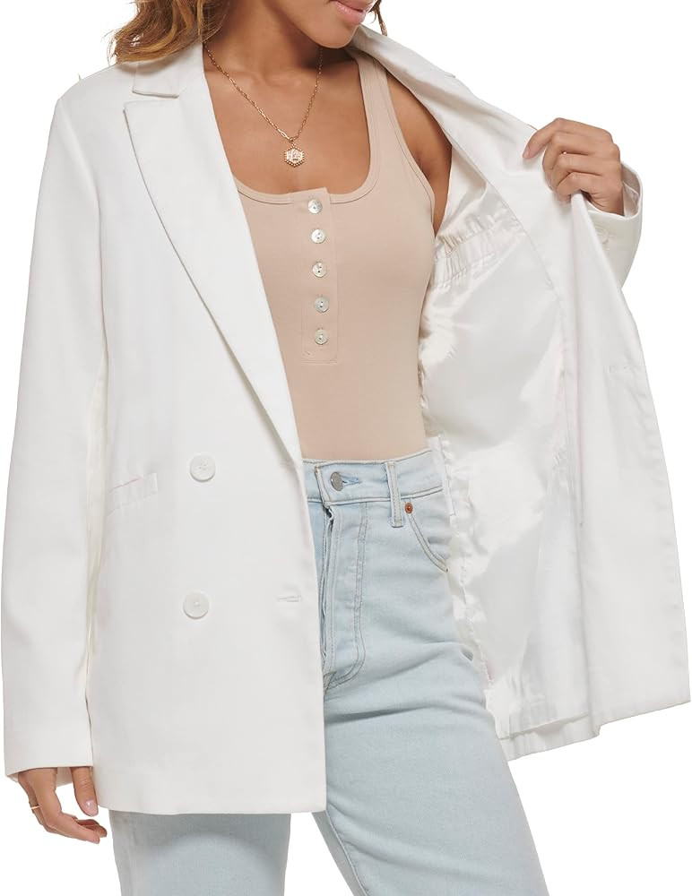 Levi's Womens Levi's Women's Wool Blend Double Breasted Blazer | Amazon (US)