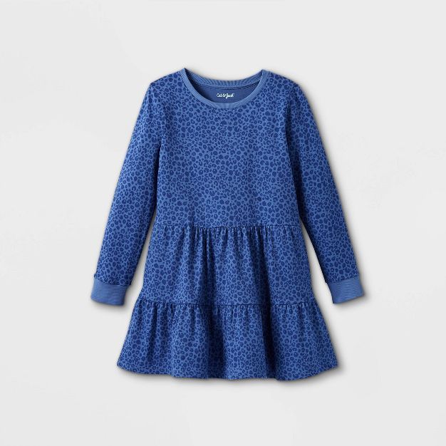 Girls' Long Sleeve Dip Dye Knit Dress - Cat & Jack™ | Target