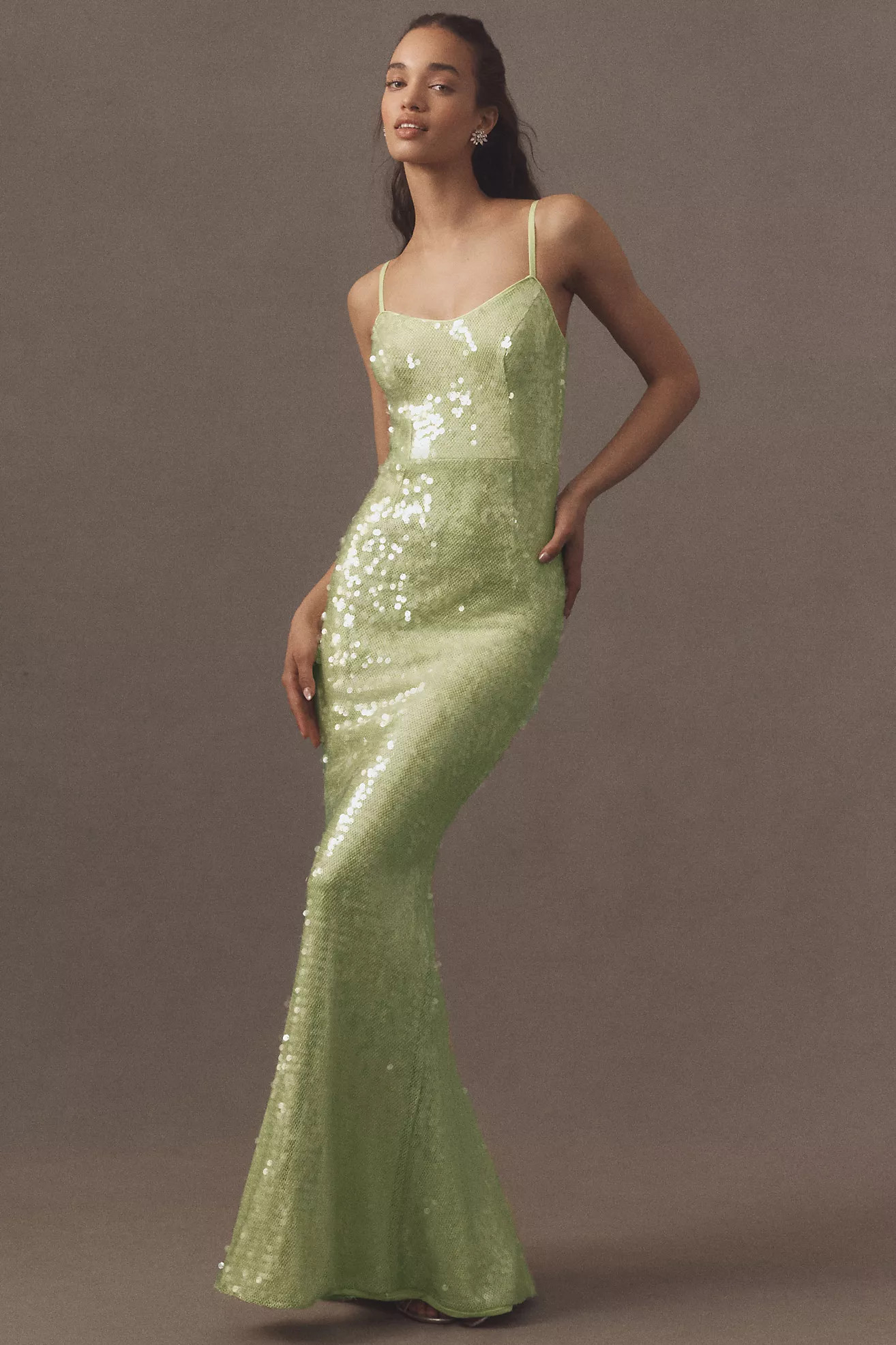 Dress the Population Giovanna Sleeveless Sequin Mermaid Maxi Dress | Anthropologie (US)
