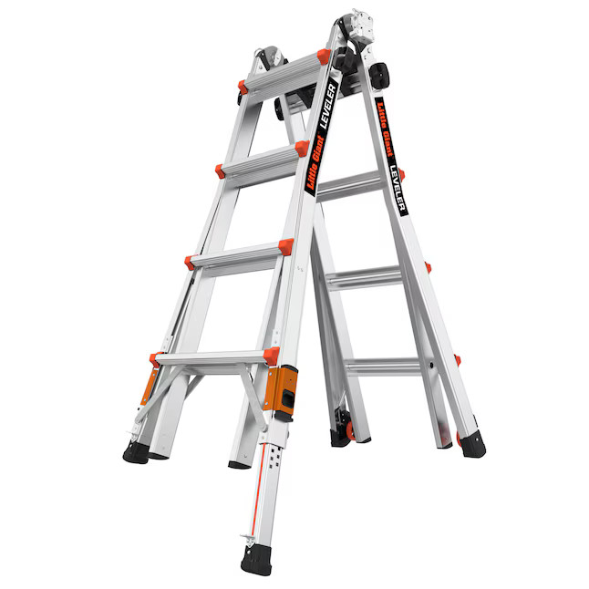 Little Giant Ladders Leveler 2.0 M18 with Leg Levelers 18-ft Reach Type 1A - 300 lbs. Load Capaci... | Lowe's