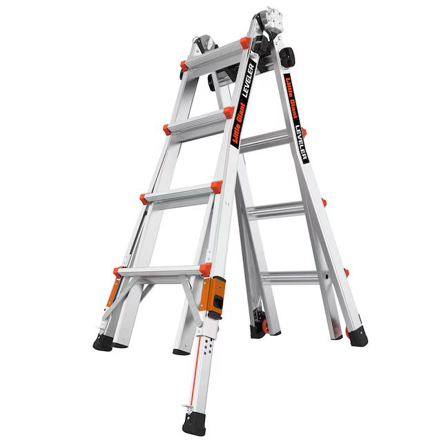 Little Giant Ladders Leveler 2 M17 with Leg Levelers 18-ft Reach Type 1a- 300-lb Load Capacity Te... | Lowe's