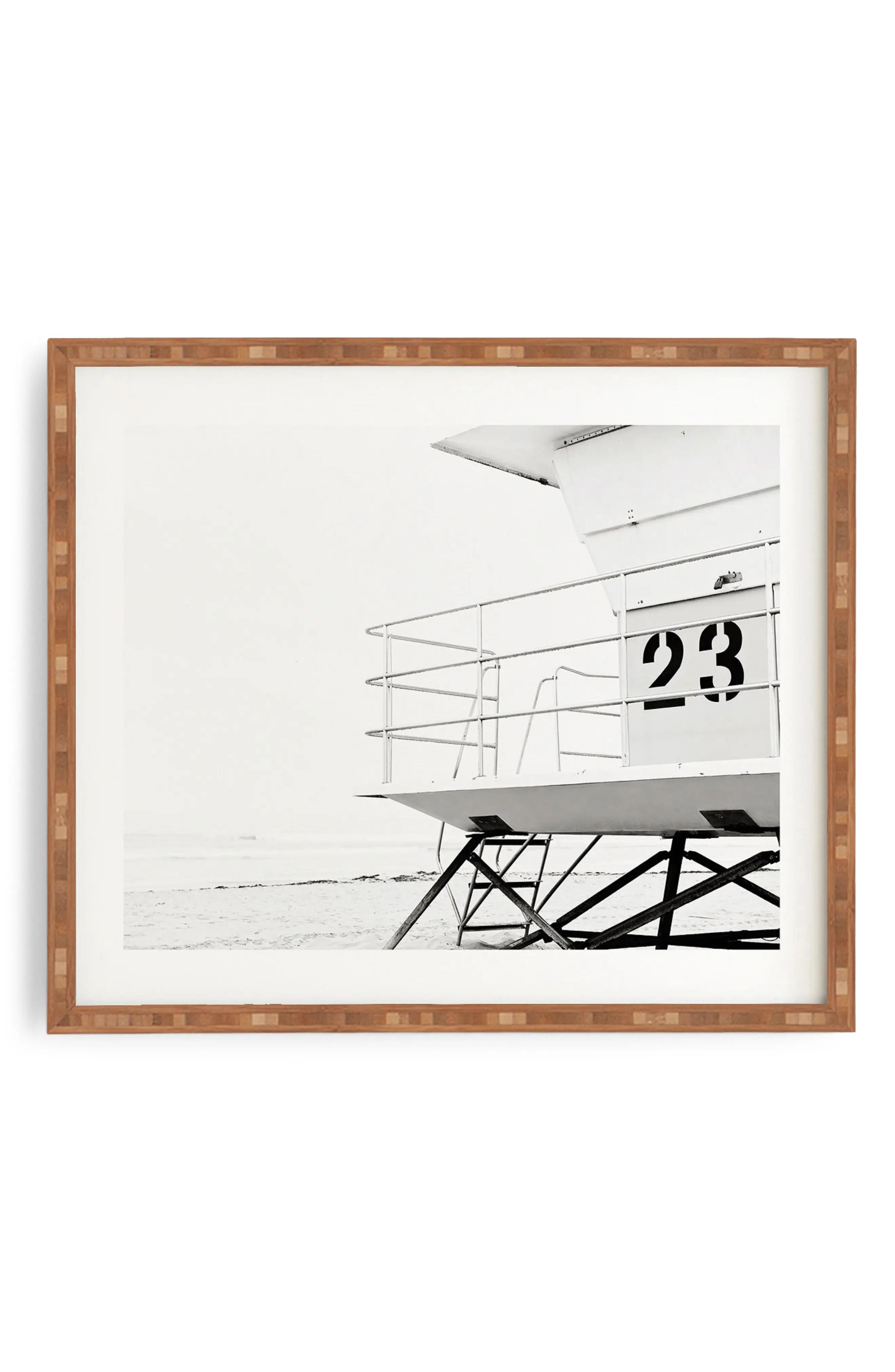 Deny Designs Tower 23 Framed Wall Art, Size One Size - Grey | Nordstrom