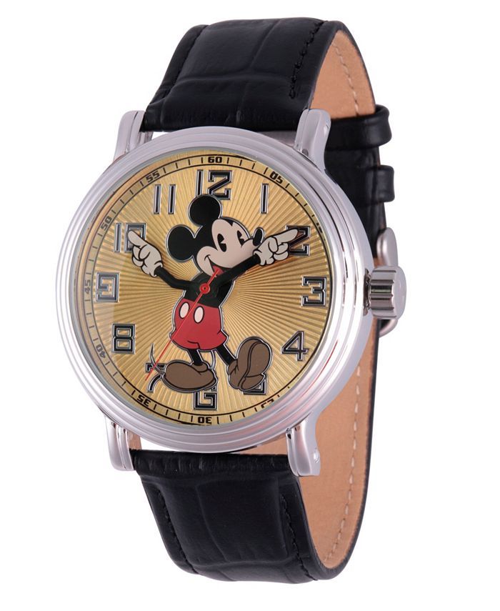 ewatchfactory Disney Mickey Mouse Men's Silver Vintage Alloy Watch & Reviews - Macy's | Macys (US)