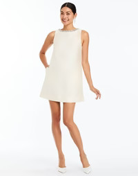 Manhattan Embellished Shift Mini Dress | Mestiza New York