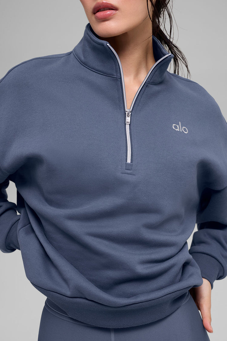 Accolade 1/4 Zip Pullover - Athletic Heather Grey | Alo Yoga (US)