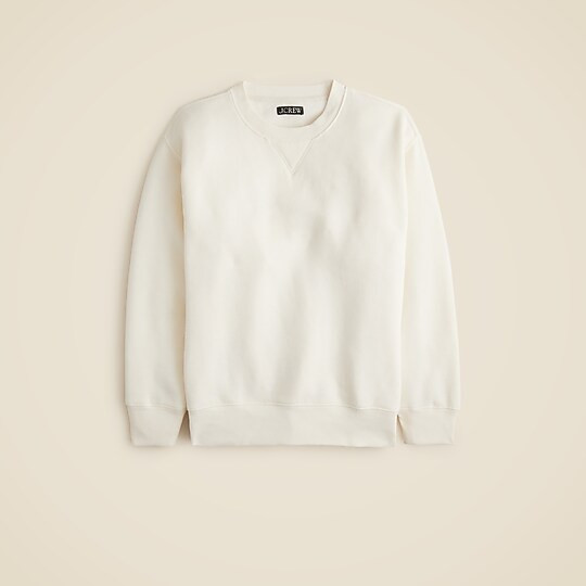 Heritage fleece oversized crewneck sweater | J. Crew US