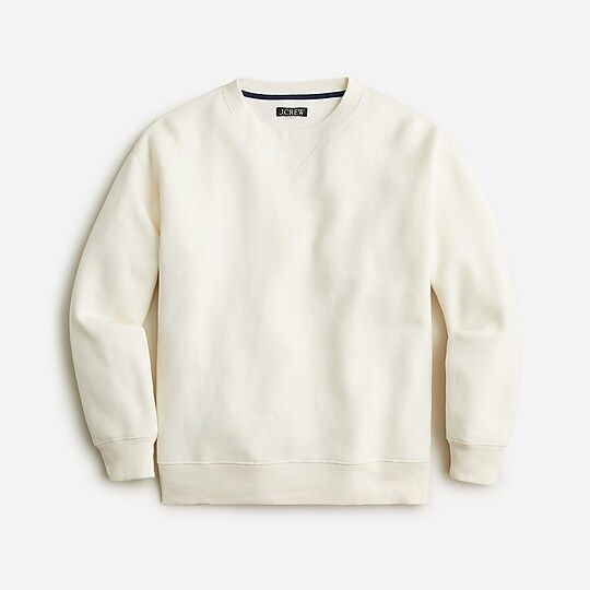 Heritage fleece oversized crewneck sweater | J.Crew US