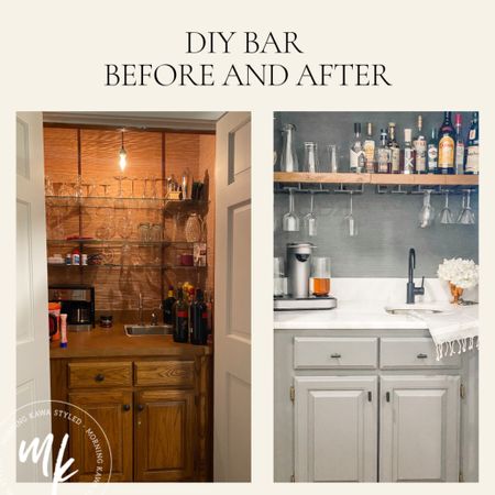 These Pottery Barn shelves are on sale! Highlighting my DIY bar on my blog today 🤷🏻‍♀️

#LTKSale