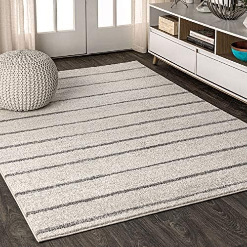 Amazon.com: JONATHAN Y MOH201A-8 Williamsburg Minimalist Stripe Indoor Farmhouse Area Rug Bohemia... | Amazon (US)