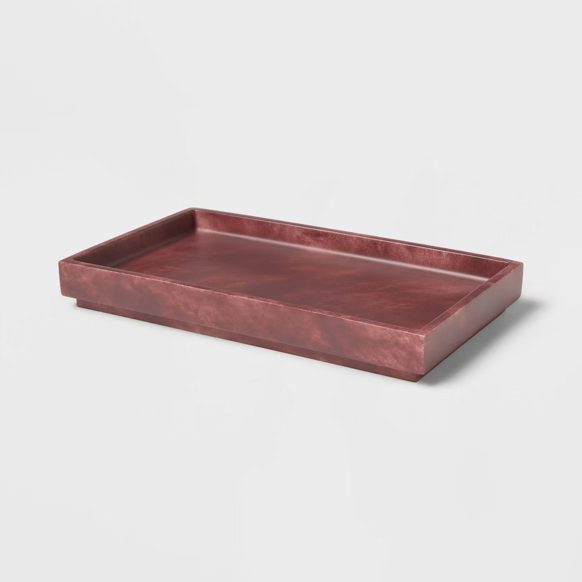 Luxe Faux Marble Bath Tray Wine - Threshold™ | Target