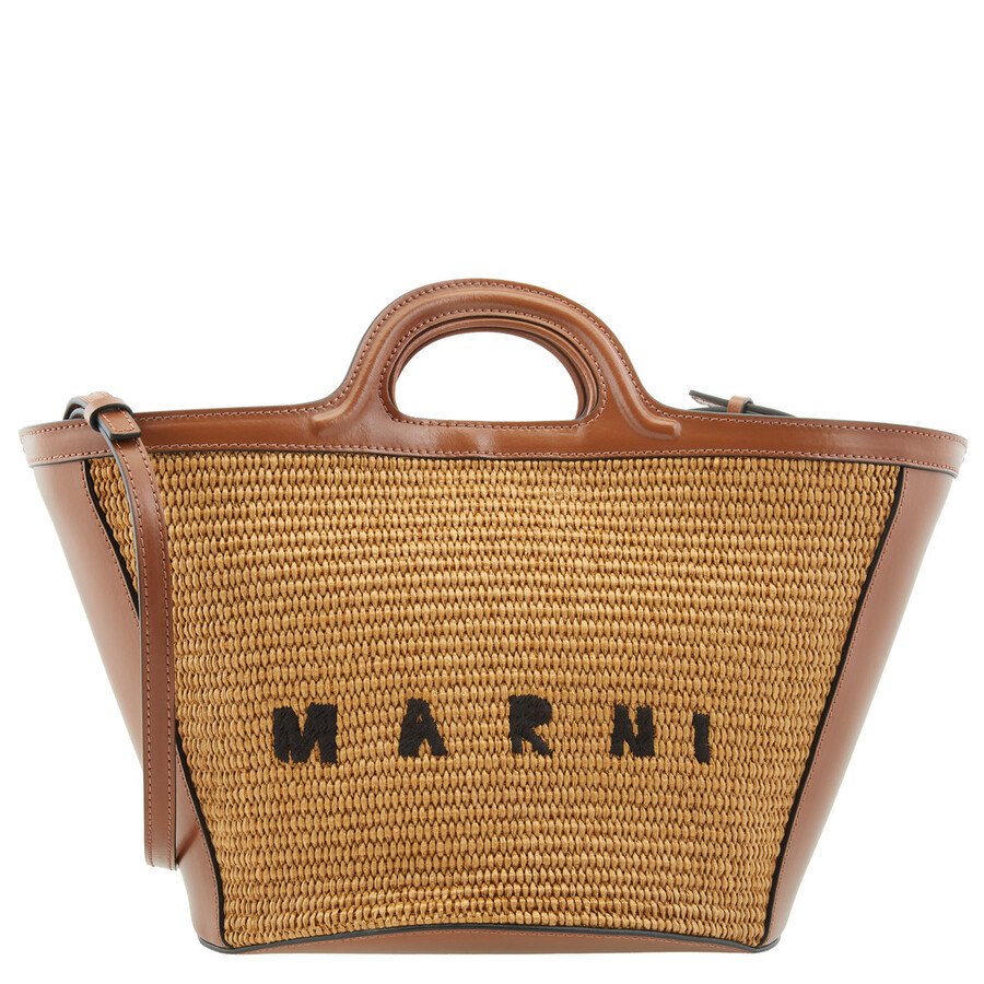 Ladies Raw Sienna Tropicalia Logo Small Bag | Jomashop.com & JomaDeals.com